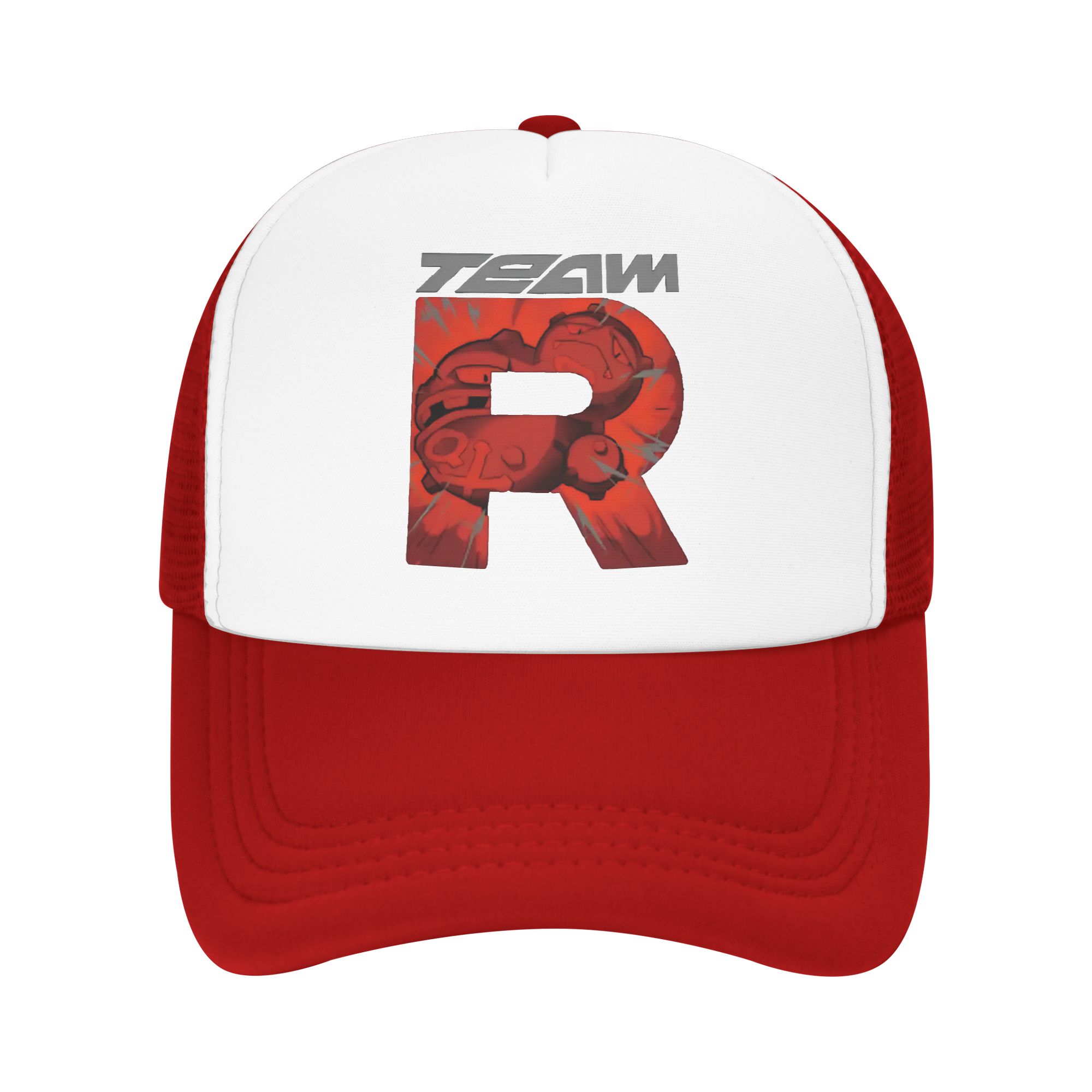 team rocket logo letter R POKE - Trucker Cap Mesh incelemesi ve fiyatı