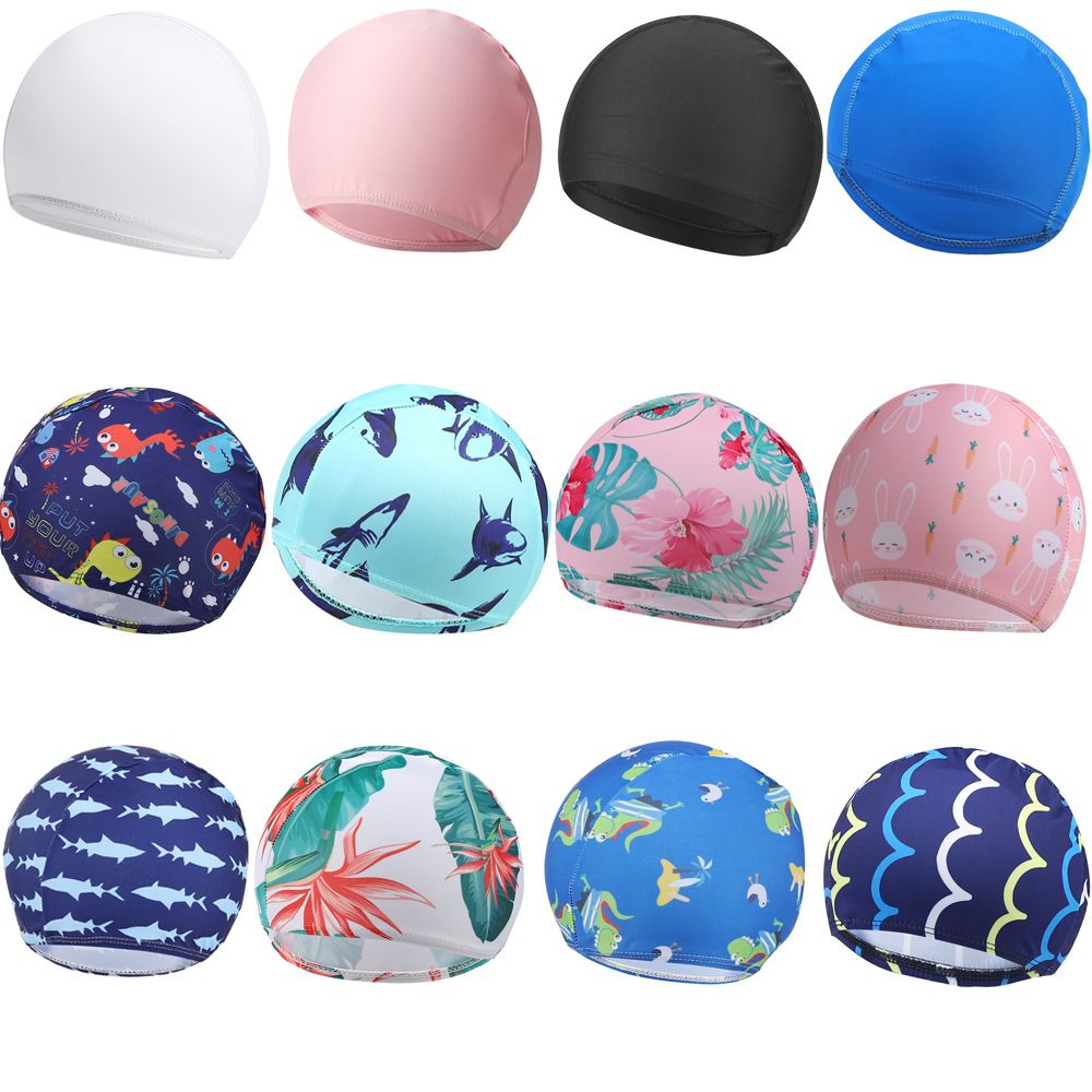 Cartoon  Children Boys Girls H - Swim Hat Silicone incelemesi ve fiyatı