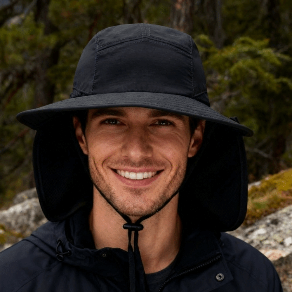 Fashion Wide Brim Outdoor Sun  - Bucket Hat Cotton incelemesi ve fiyatı