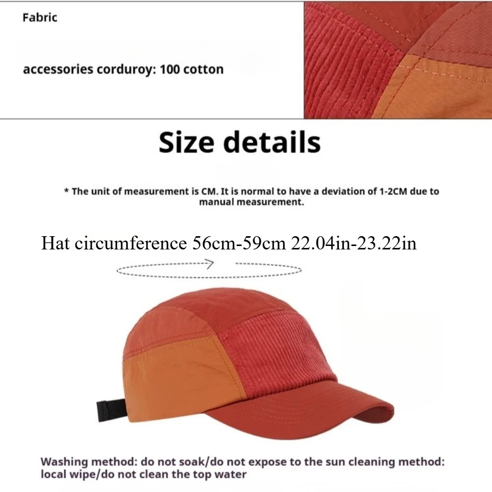 5 Panel Street Style Workwear  - Corduroy Cap 5 Panel incelemesi ve fiyatı