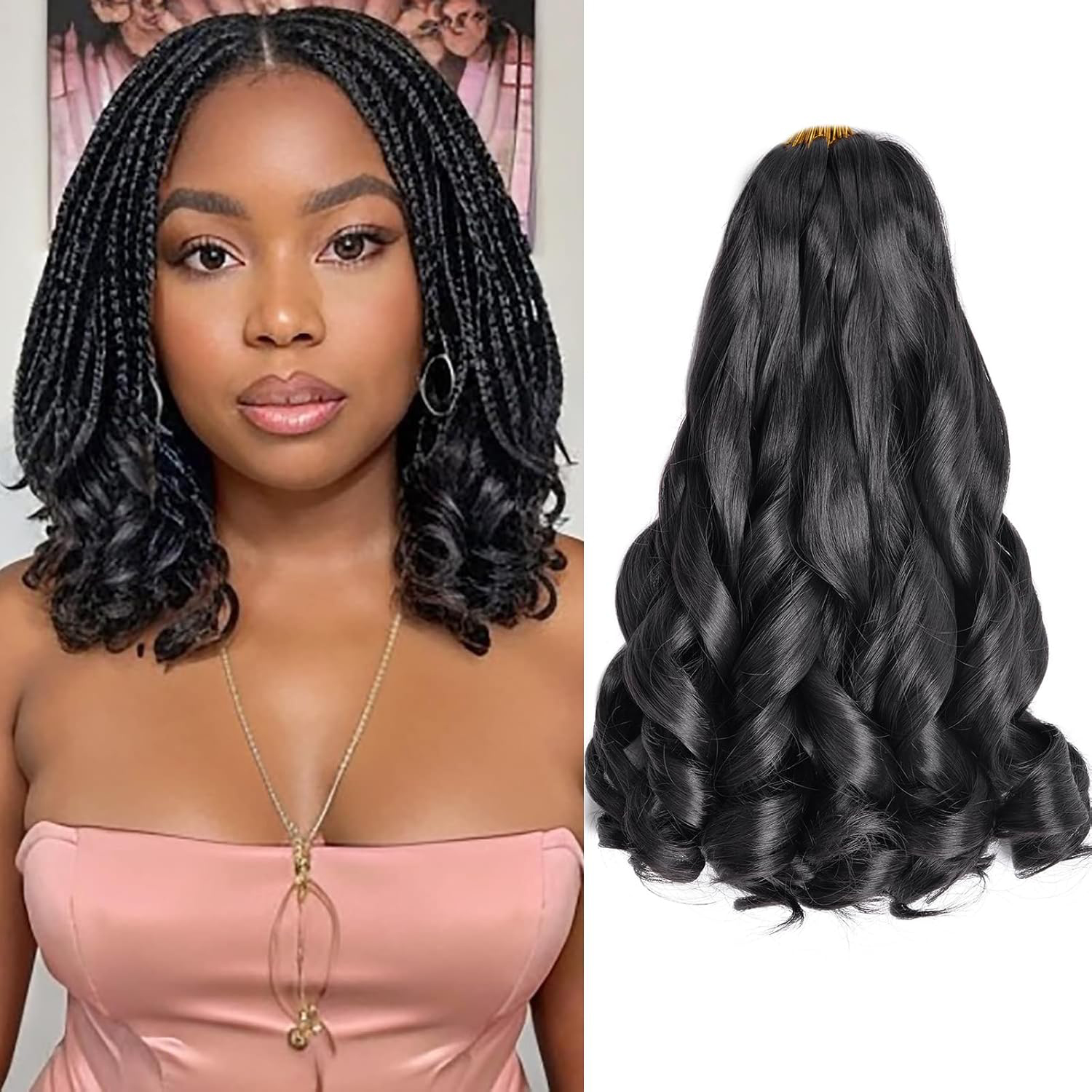 French Curly Braiding Hair 12/ - Beret French Wool incelemesi ve fiyatı