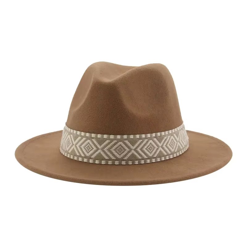 Panama Hat Western Cowboy Hats - Fedora Hat Wool incelemesi ve fiyatı