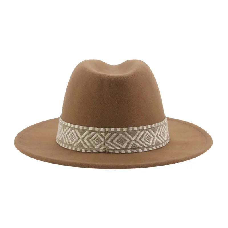 Panama Hat Western Cowboy Hats - Fedora Hat Wool incelemesi ve fiyatı