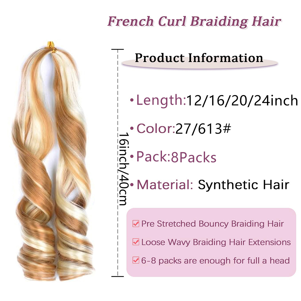 French Curly Braiding Hair 8 P - Beret French Wool incelemesi ve fiyatı