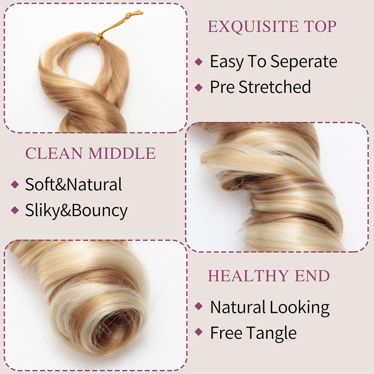 French Curly Braiding Hair 8 P - Beret French Wool incelemesi ve fiyatı