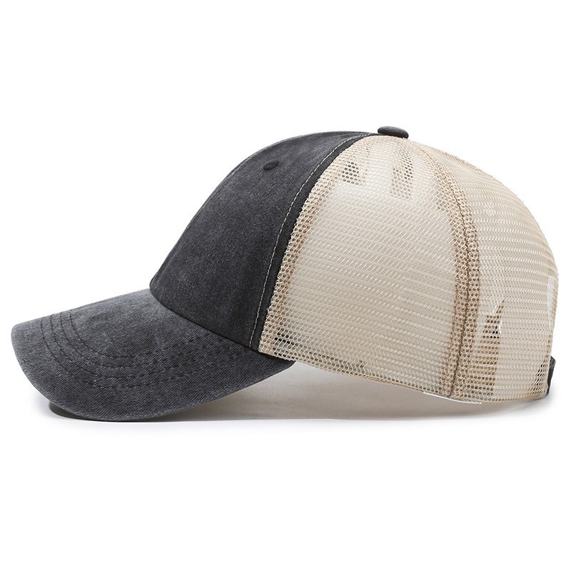Custom Logo Washed Mesh Cap Br - Visor Sun Hat incelemesi ve fiyatı