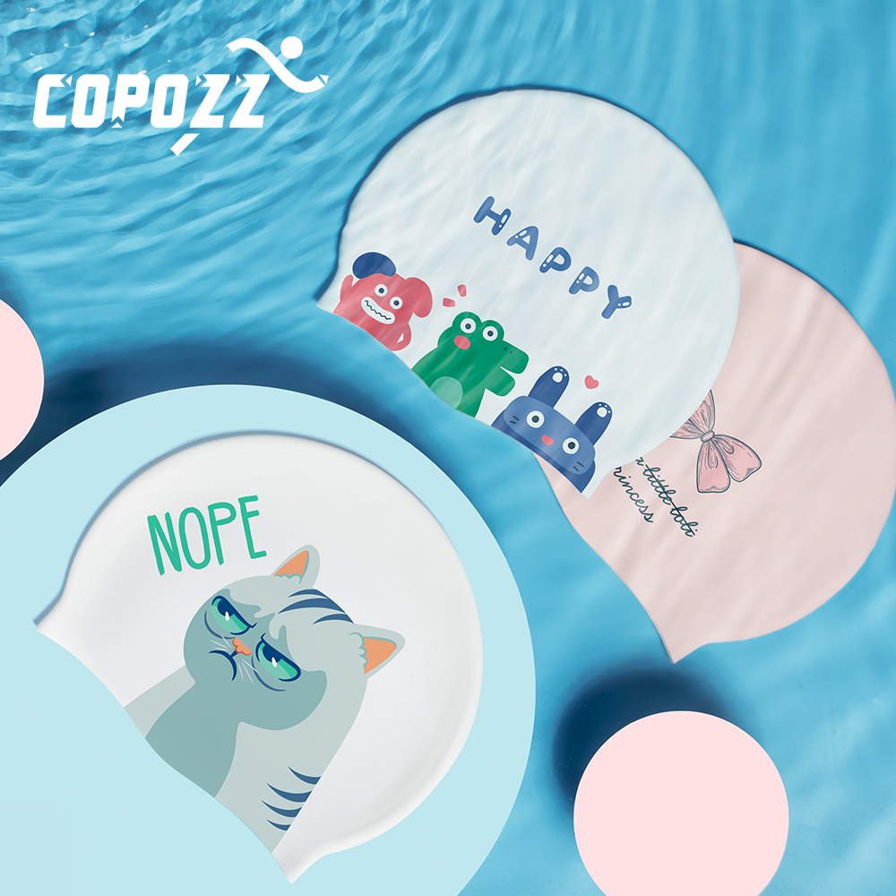 COPOZZ Water Sports Women Men  - Swim Hat Silicone incelemesi ve fiyatı