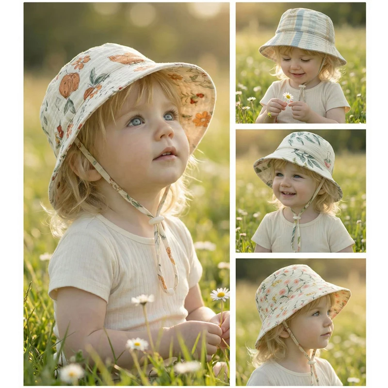 Muslin Baby Summer Hat Adjusta - Bucket Hat Cotton incelemesi ve fiyatı