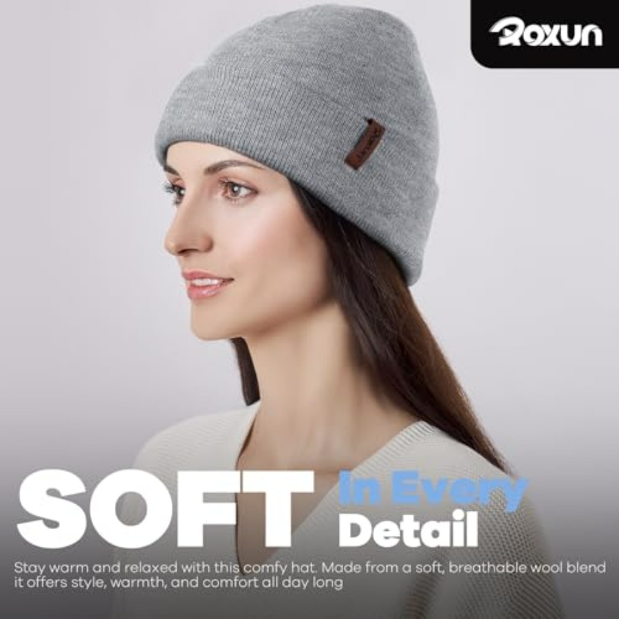 ROXUN Beanie for Men/Women Win - Beanie Cuffed Knit incelemesi ve fiyatı