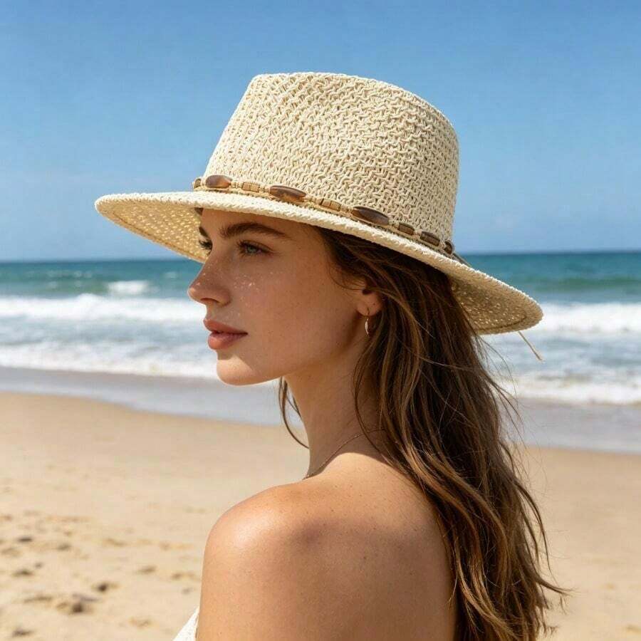 Wide Brim Straw Hat For Women  - Sun Hat Wide Brim incelemesi ve fiyatı