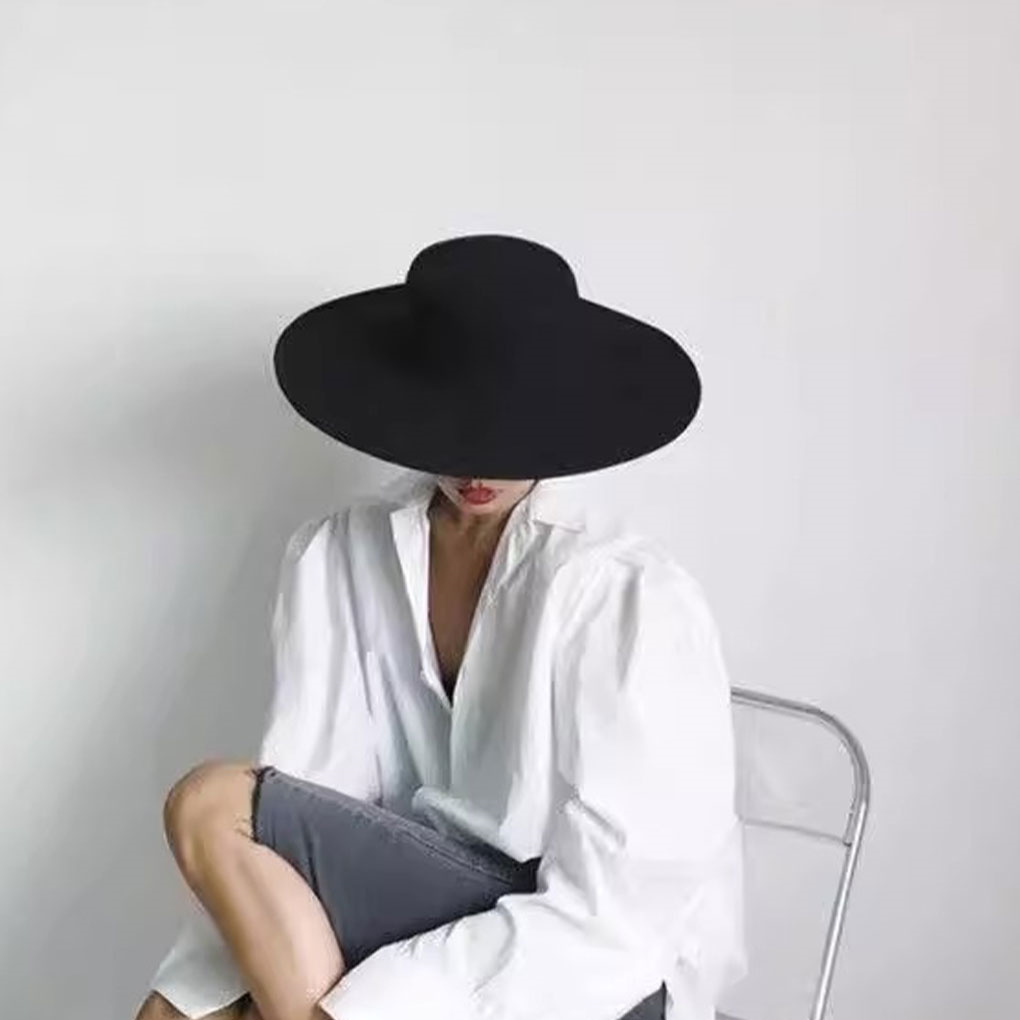 French Ladies Fedoras Top Bow  - Fedora Hat Wool incelemesi ve fiyatı