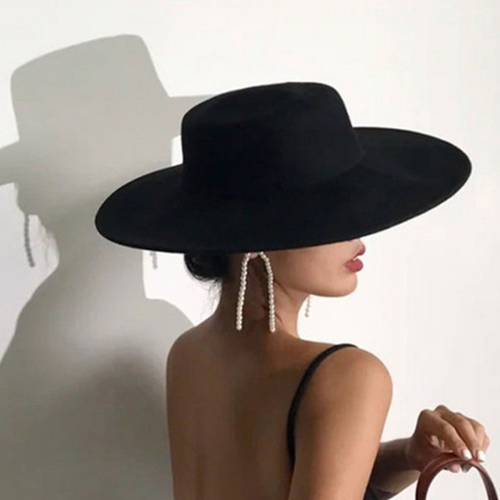 French Ladies Fedoras Top Bow  - Fedora Hat Wool incelemesi ve fiyatı