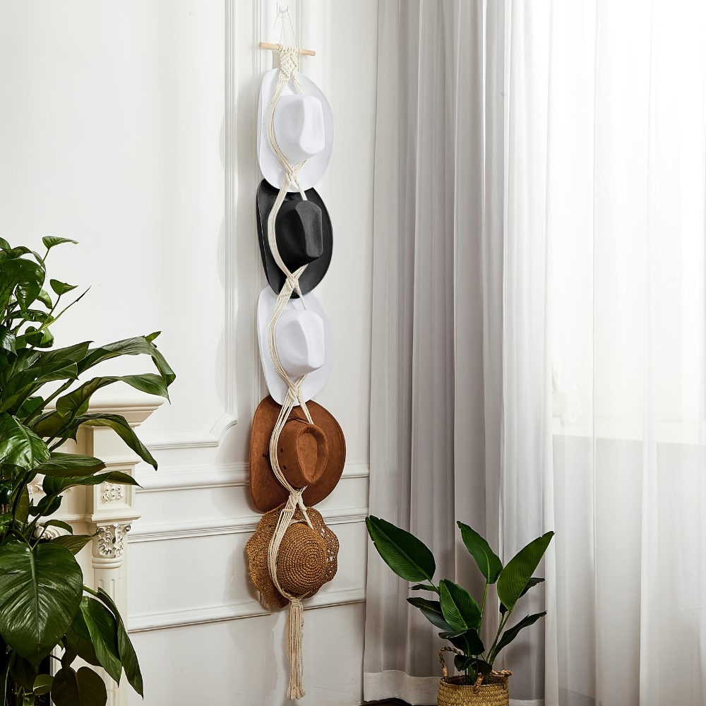 Bohemian Macrame Hat Hanger Ha - Sun Hat Wide Brim incelemesi ve fiyatı