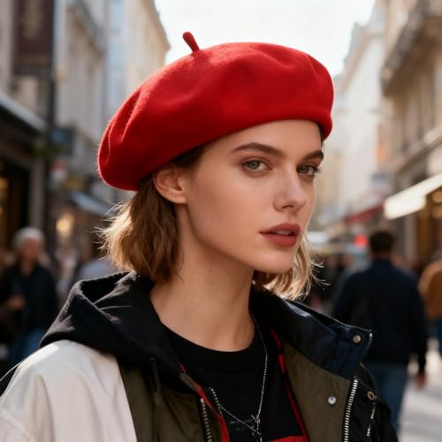 Women Beret Classic French Hat - Beret French Wool incelemesi ve fiyatı