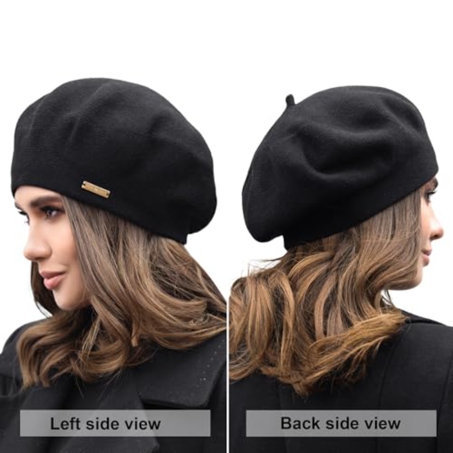 Beret - Warm Lined Wool Angora - Beret French Wool incelemesi ve fiyatı