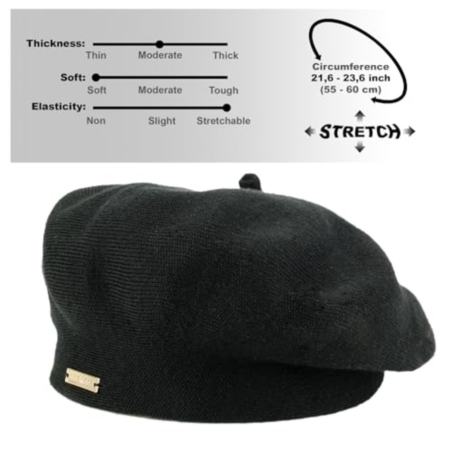 Beret - Warm Lined Wool Angora - Beret French Wool incelemesi ve fiyatı