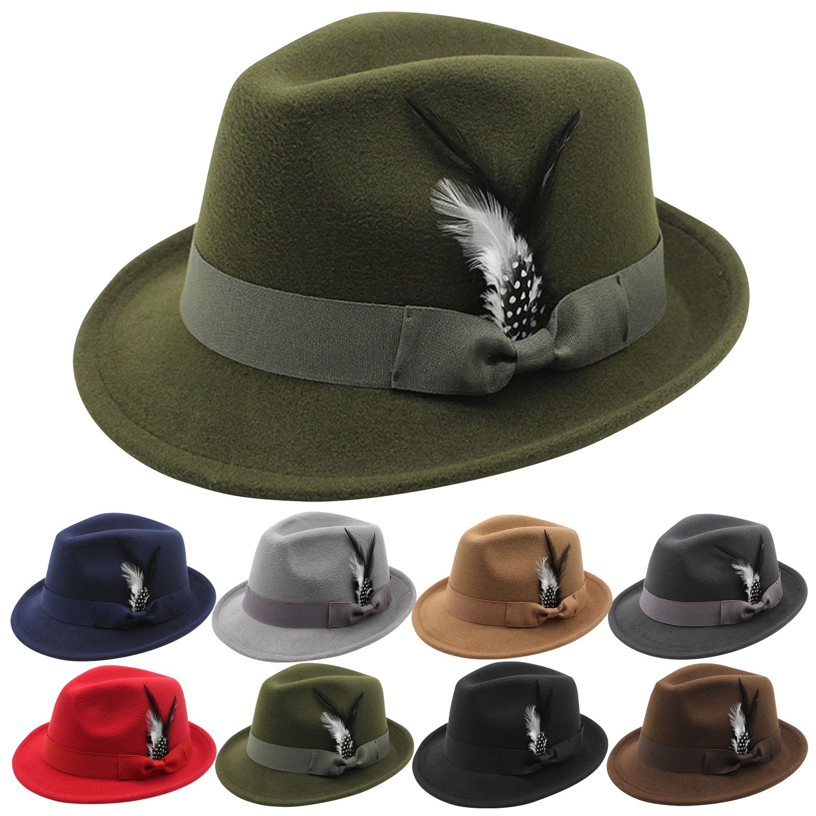 Vintage Fedora Hat Women Men T - Fedora Hat Wool incelemesi ve fiyatı