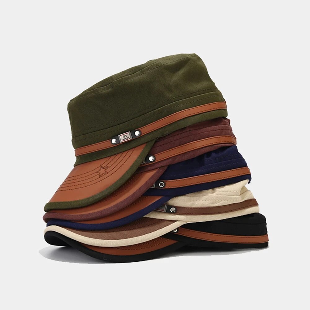 Casual Cadet Hat Man Flat Top  - Dad Hat Cotton incelemesi ve fiyatı