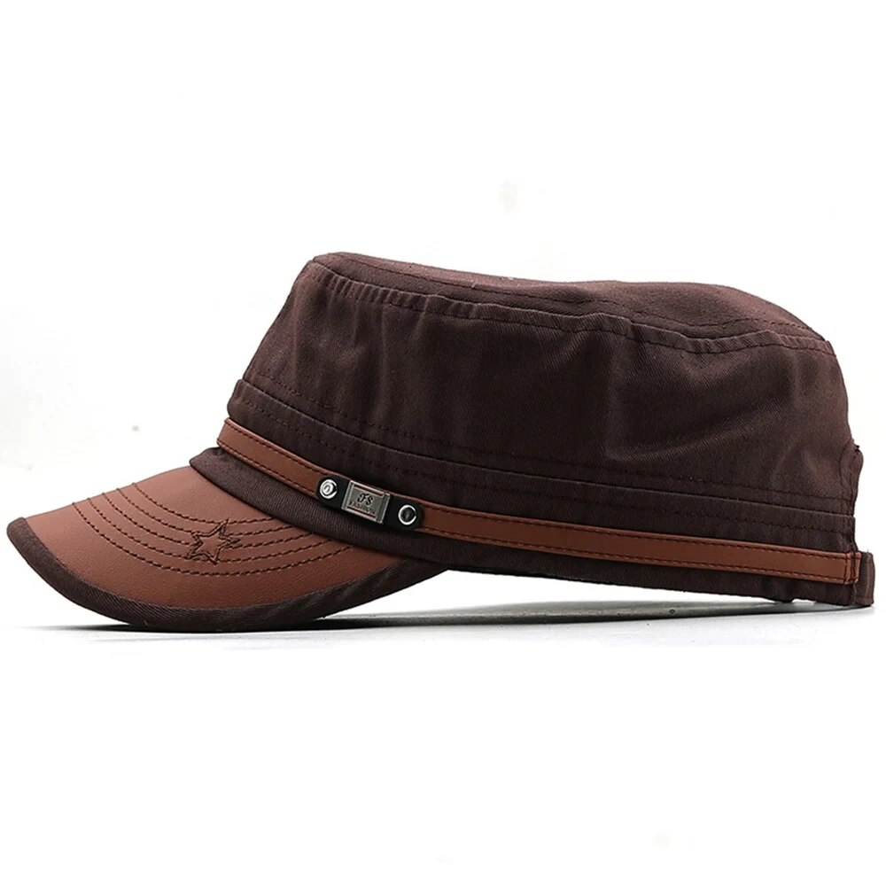 Casual Cadet Hat Man Flat Top  - Dad Hat Cotton incelemesi ve fiyatı