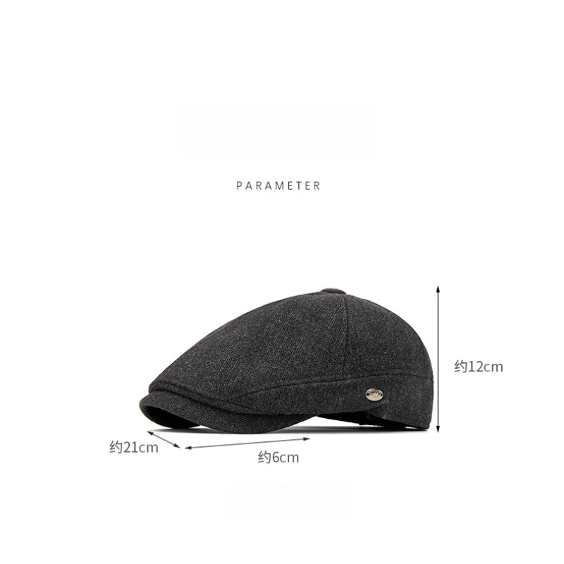 Men's Autumn Winter Wool Blend - Beret French Wool incelemesi ve fiyatı