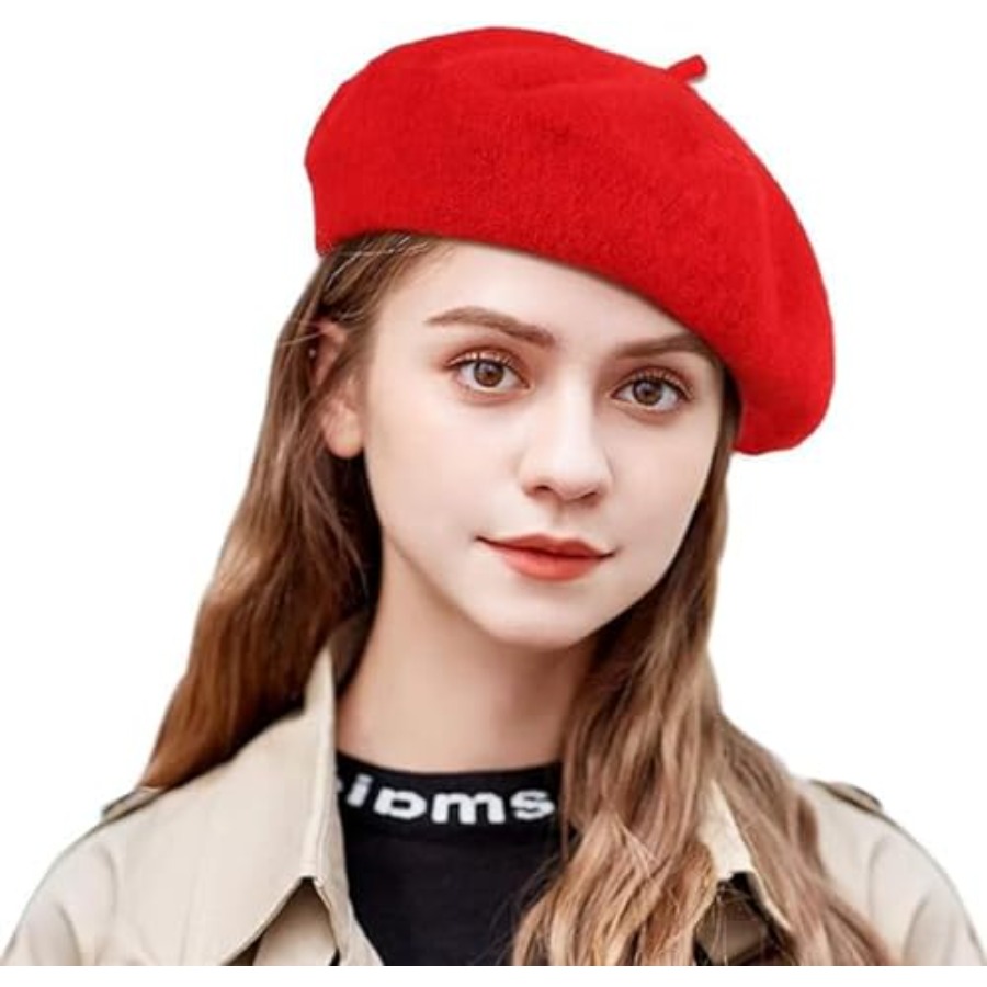 Women's Beret Hats Chic French - Beret French Wool incelemesi ve fiyatı