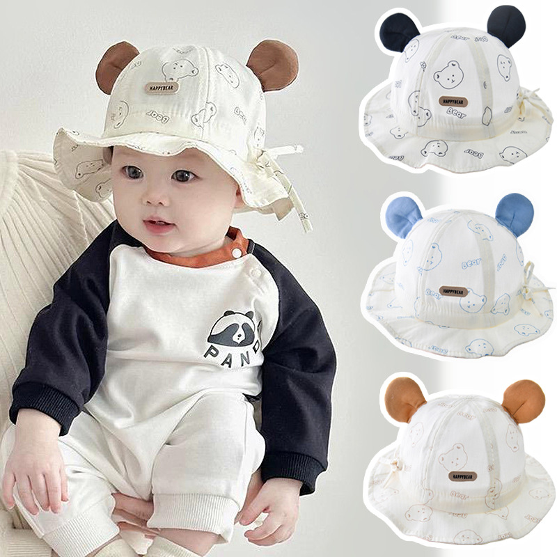 Cartoon Baby Fisherman Hat Cut - Bucket Hat Cotton incelemesi ve fiyatı