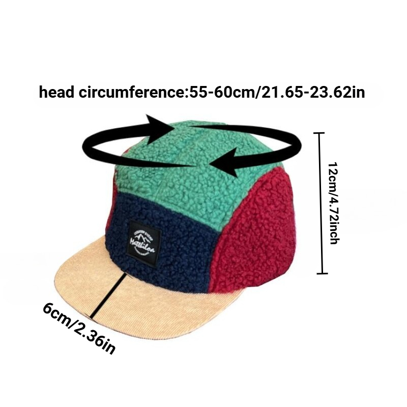 5 Panel Retro Fleece Cap for M - Corduroy Cap 5 Panel incelemesi ve fiyatı