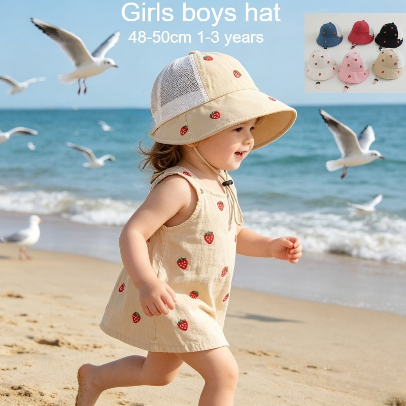 Baby Kids Summer Sun Hat 48-50 - Bucket Hat Cotton incelemesi ve fiyatı