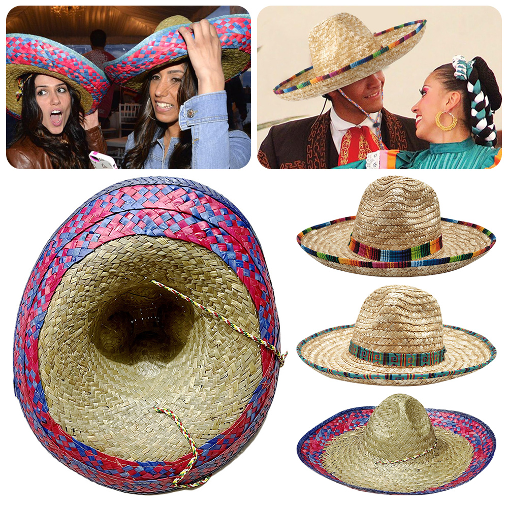 Mexican Sombrero Hat Straw Wea - Sun Hat Wide Brim incelemesi ve fiyatı