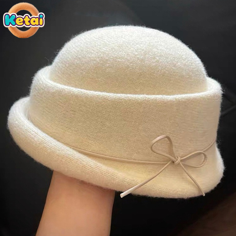Black Wool Top Hat Beret Women - Beret French Wool incelemesi ve fiyatı