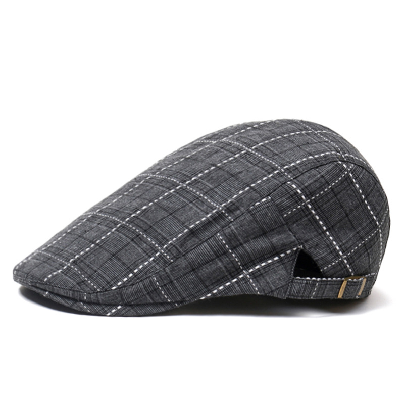 Unisex Cotton Plaid Newsboy Be - Newsboy Cap Ivy incelemesi ve fiyatı