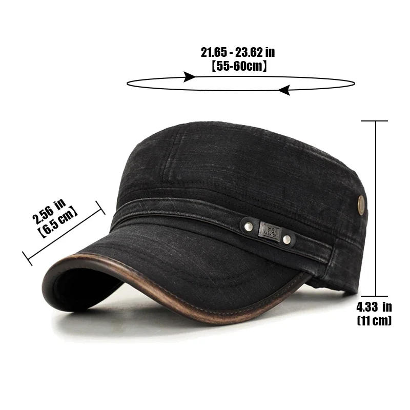 Leather Brim Washed Distressed - Dad Hat Cotton incelemesi ve fiyatı
