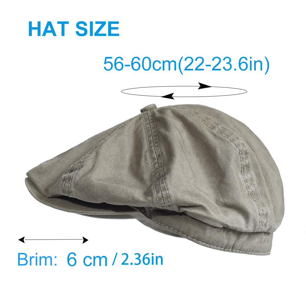 Washed Cotton Newsboy Cap Peak - Newsboy Cap Ivy incelemesi ve fiyatı